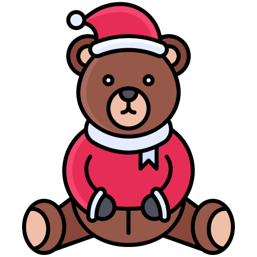 Teddy bear - Free christmas icons