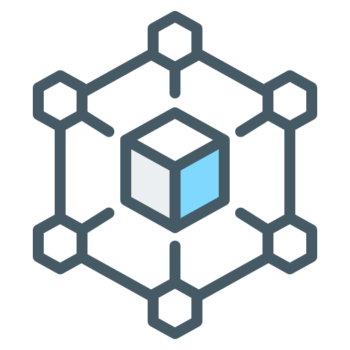 Nodes Generic Outline Color icon