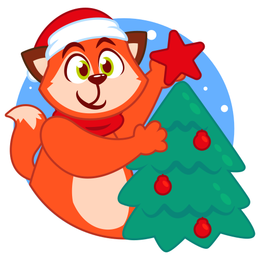 Árvore de natal grátis figurinha