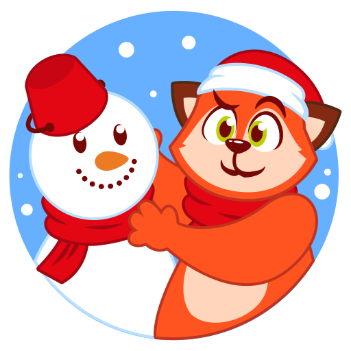 Snowman free sticker Snowman free sticker