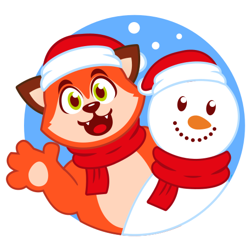 Snowman free sticker Snowman free sticker