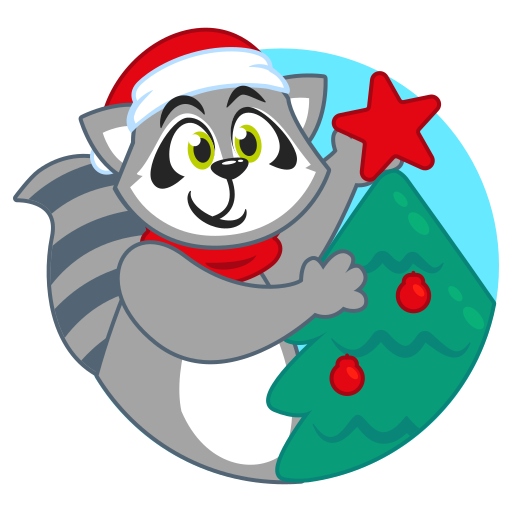 Christmas Tree free sticker