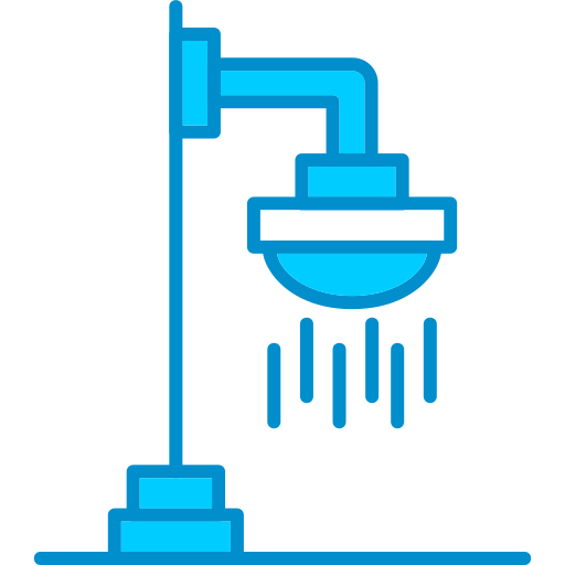 ducha de techo icono gratis
