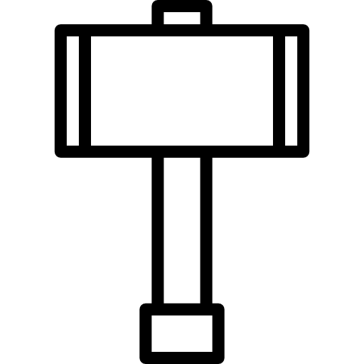 martillo icono gratis