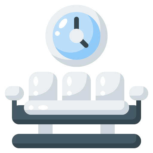 sala de espera icono gratis