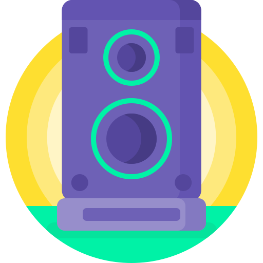 altavoz icono gratis