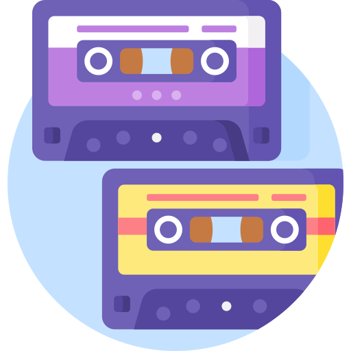 Cassette free icon Cassette free icon