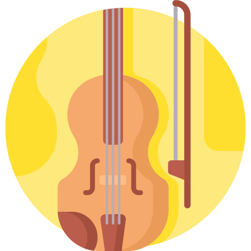 violín icono gratis