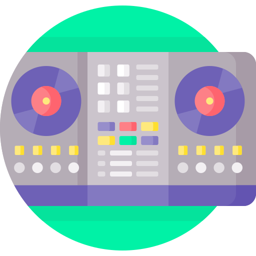 DJ free icon DJ free icon