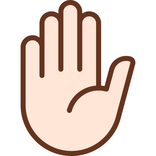 Stop sign - Free hands and gestures icons