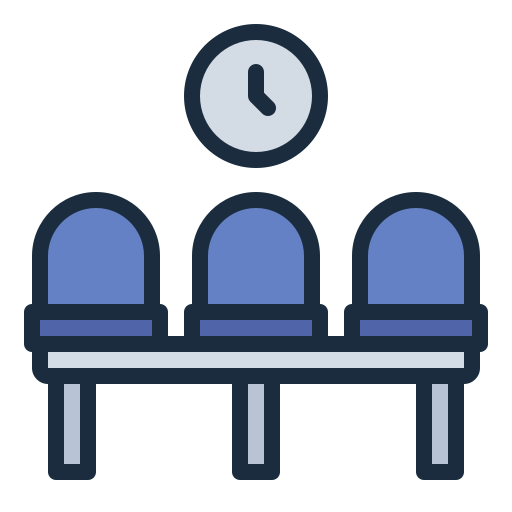 sala de espera icono gratis