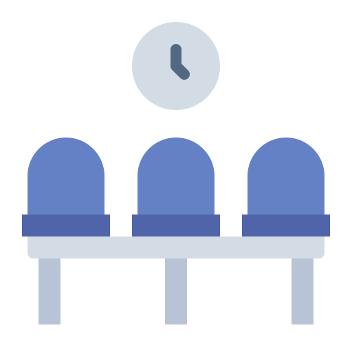 sala de espera icono gratis