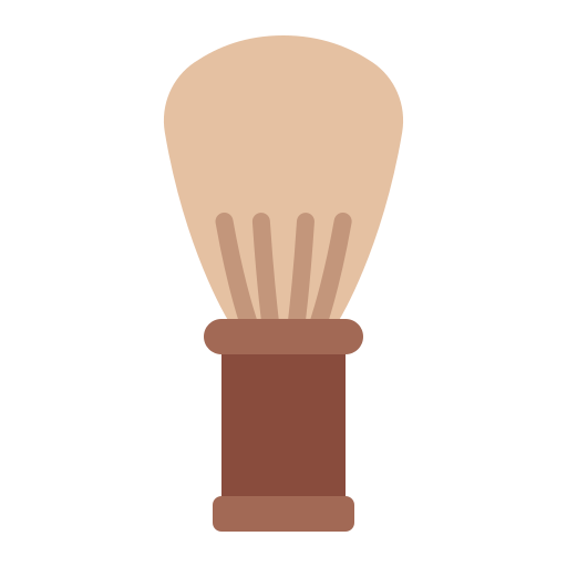 brocha de afeitar icono gratis
