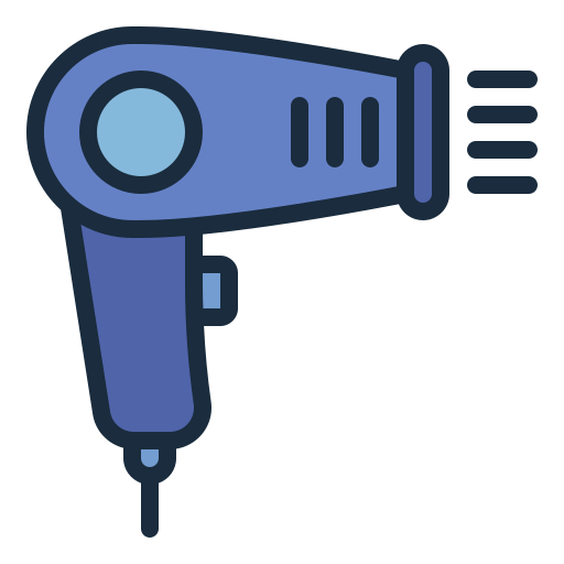 Hair dryer Generic Outline Color icon