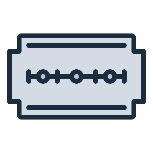 Razor blade Generic Outline Color icon