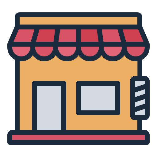 Barber Shop Generic Outline Color icon