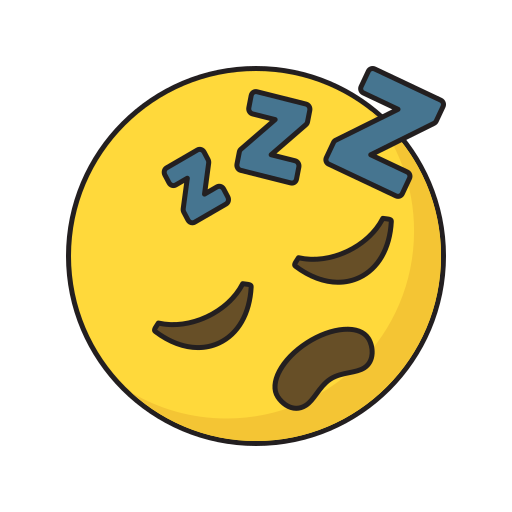 dormido icono gratis