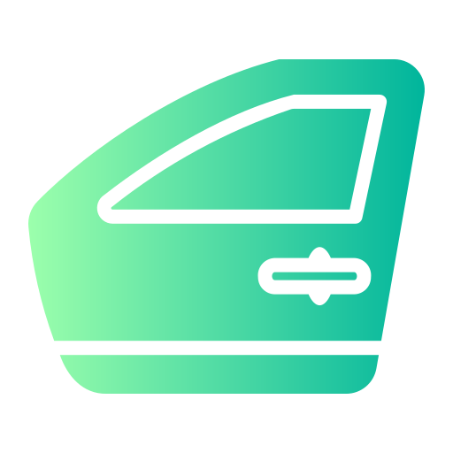 puerta del auto icono gratis