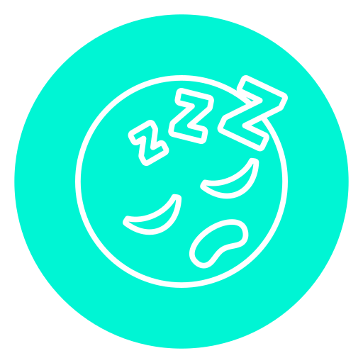 dormido icono gratis