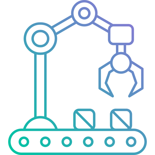 Robot arm Generic gradient outline icon