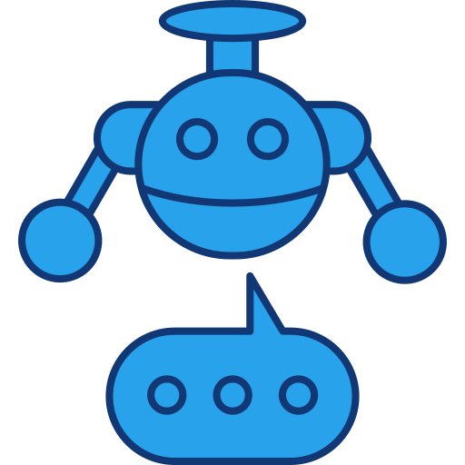 asistente de robot icono gratis