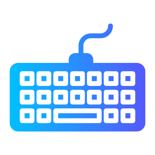 Keyboard Generic Flat Gradient icon