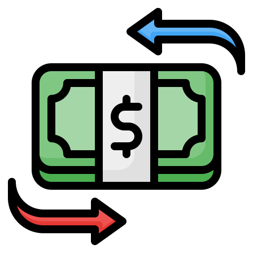 Cash flow Generic Outline Color icon