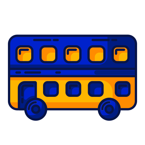 Bus Generic Outline Color icon