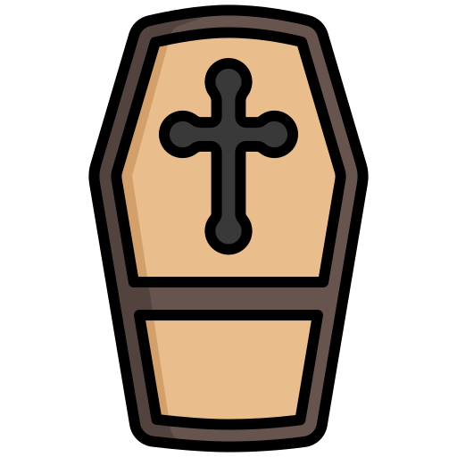 Coffin Generic Outline Color icon