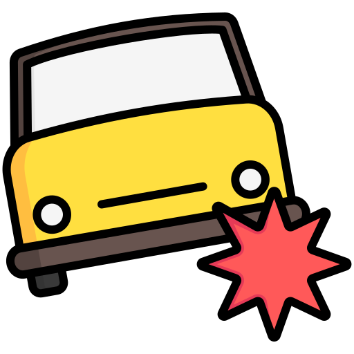 accidente icono gratis