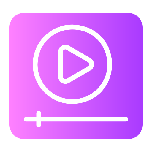 reproductor de video icono gratis