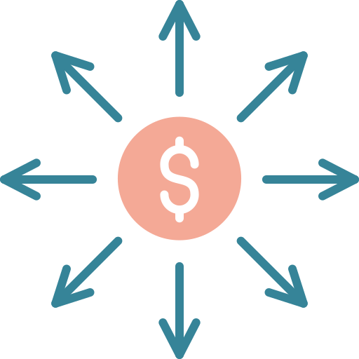 la comercialización del afiliado icono gratis