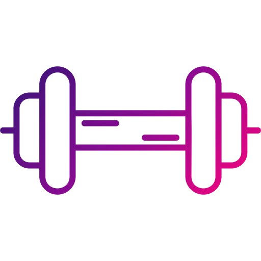Barbell free icon