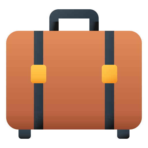 bolsa de viaje icono gratis