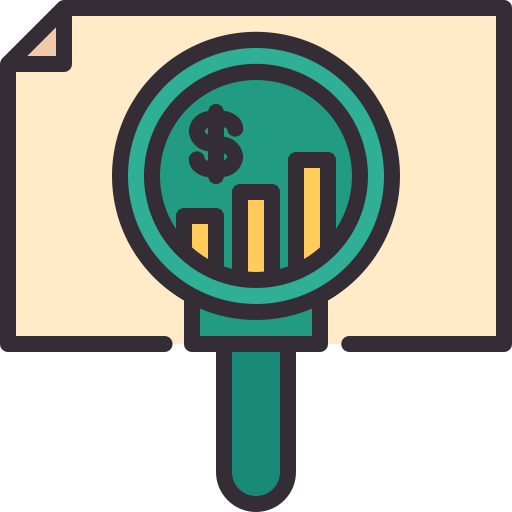 bolsa de valores icono gratis