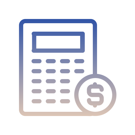 Calculator Generic Gradient icon