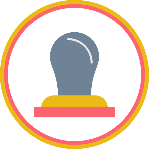 estampilla icono gratis