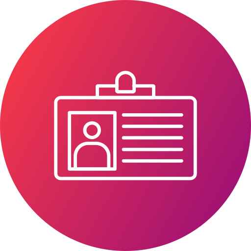 tarjeta de identificación icono gratis