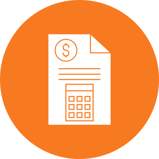 presupuesto icono gratis