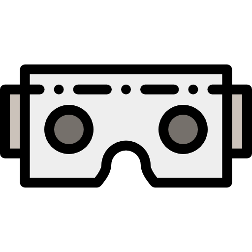 gafas de realidad virtual icono gratis