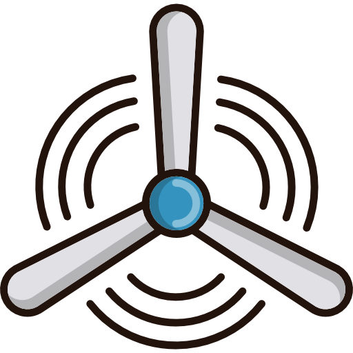 Turbine Cubydesign Lineal Color icon