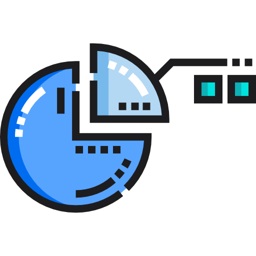 gráfico circular icono gratis gráfico circular icono gratis