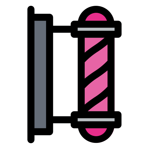 Barber pole free icon Barber pole free icon