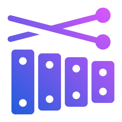 xilófono icono gratis