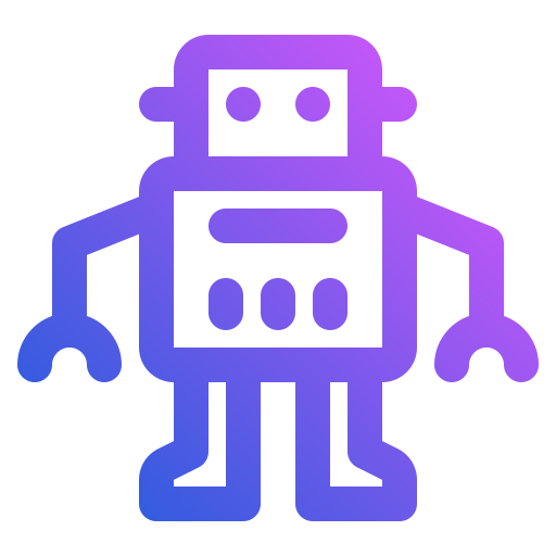 Robot Generic Gradient icon