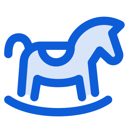 caballo mecedora icono gratis