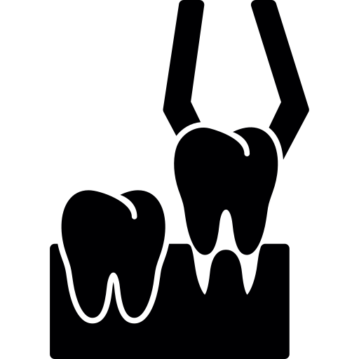 Tooth extraction free icon