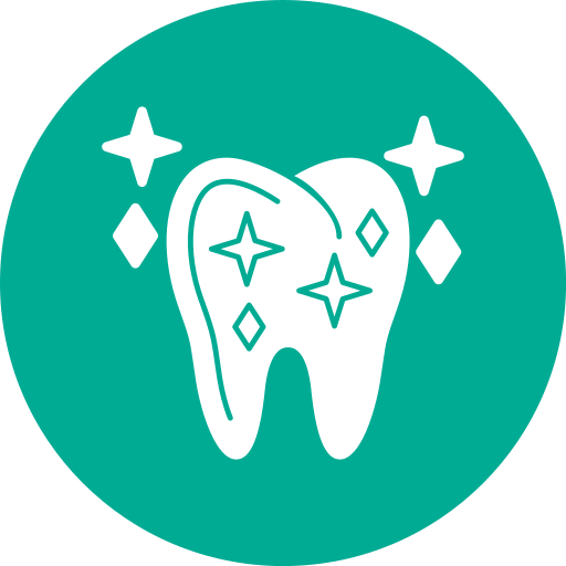 blanqueamiento dental icono gratis