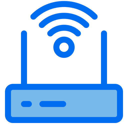 Router Generic Blue icon