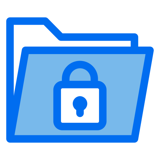 Padlock Generic Blue icon